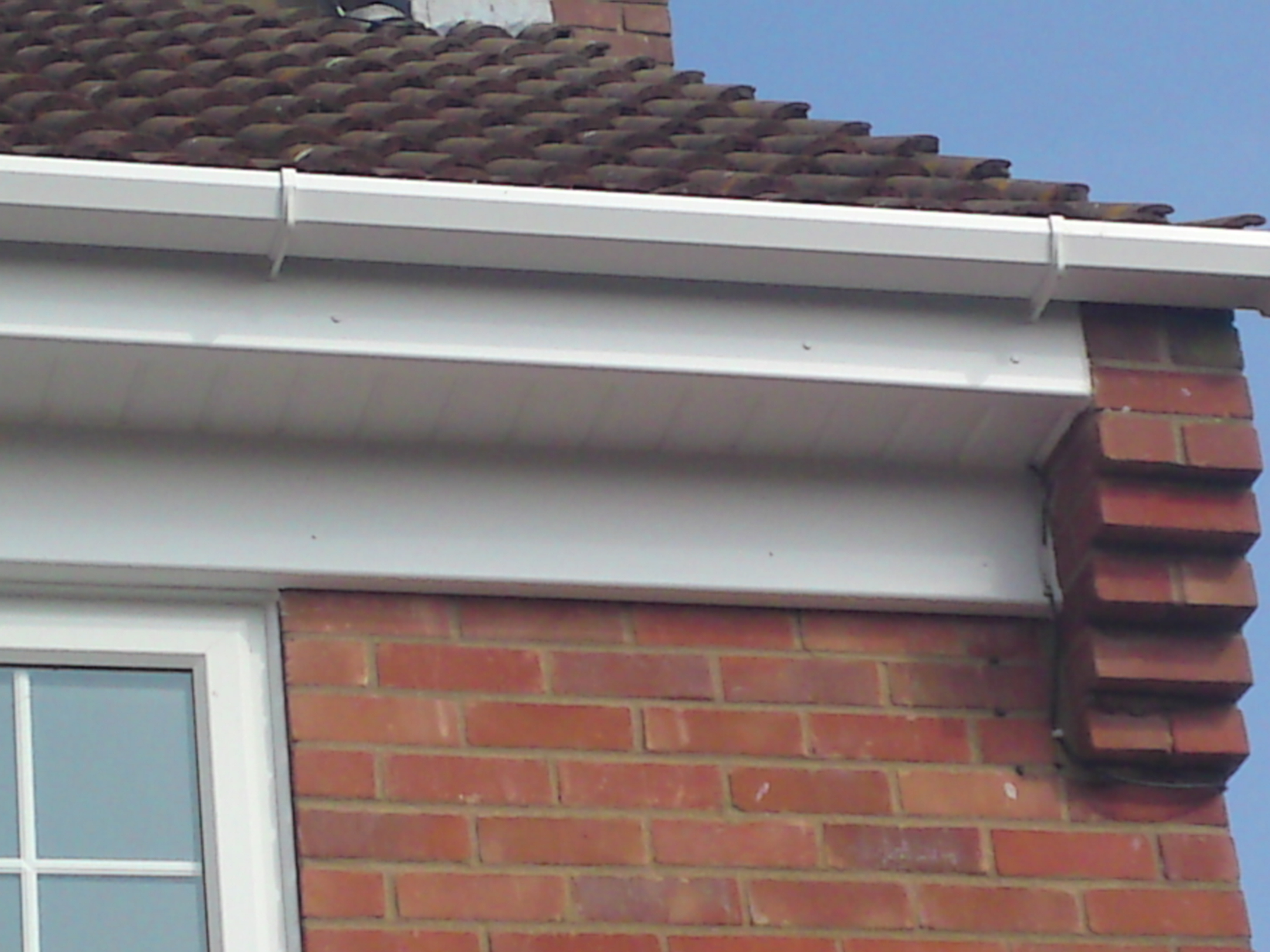 Fully replaced in white pvcu